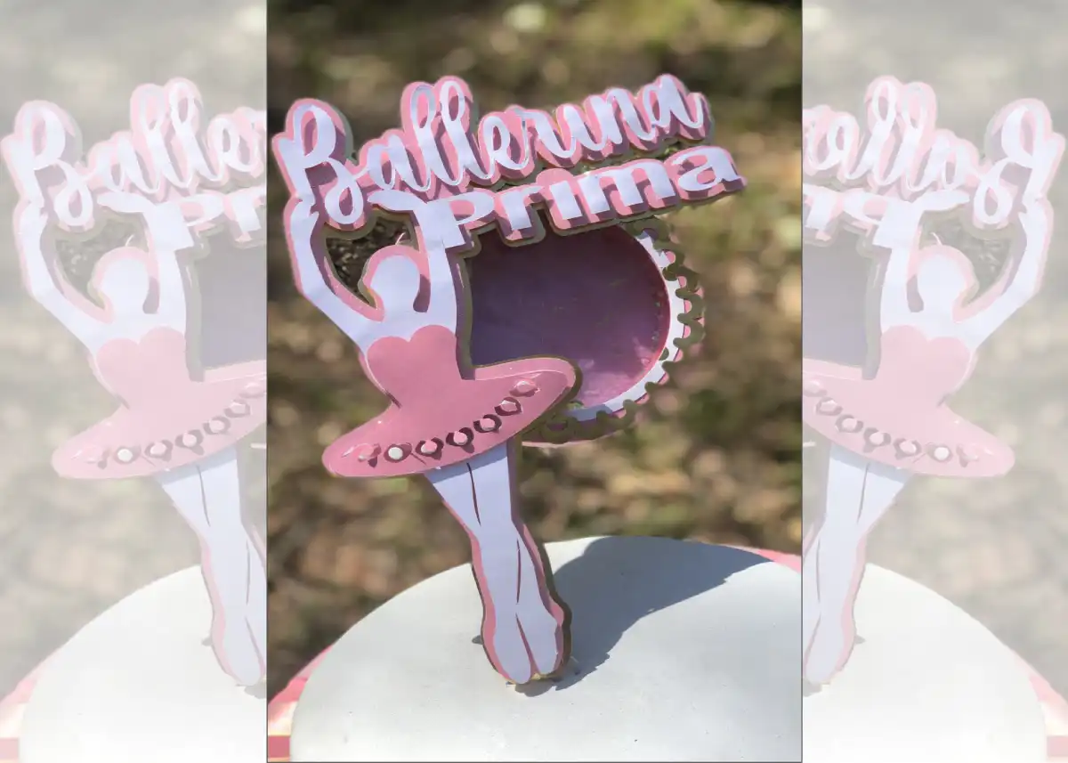 ballerina cake topper