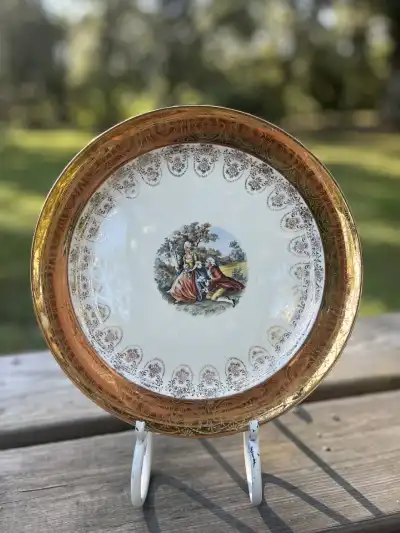 dinner plates rentals | The Tea Party Company dinner plates rental collection gold the tea party company tampa 3