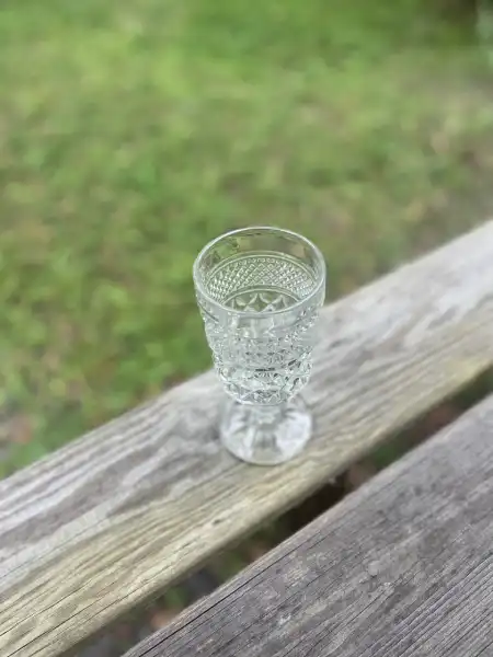 glassware rentals | The Tea Party Company glassware collection clear glass goblets the tea party company 5