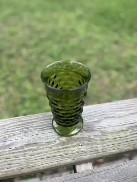 glassware rentals | The Tea Party Company green goblet
