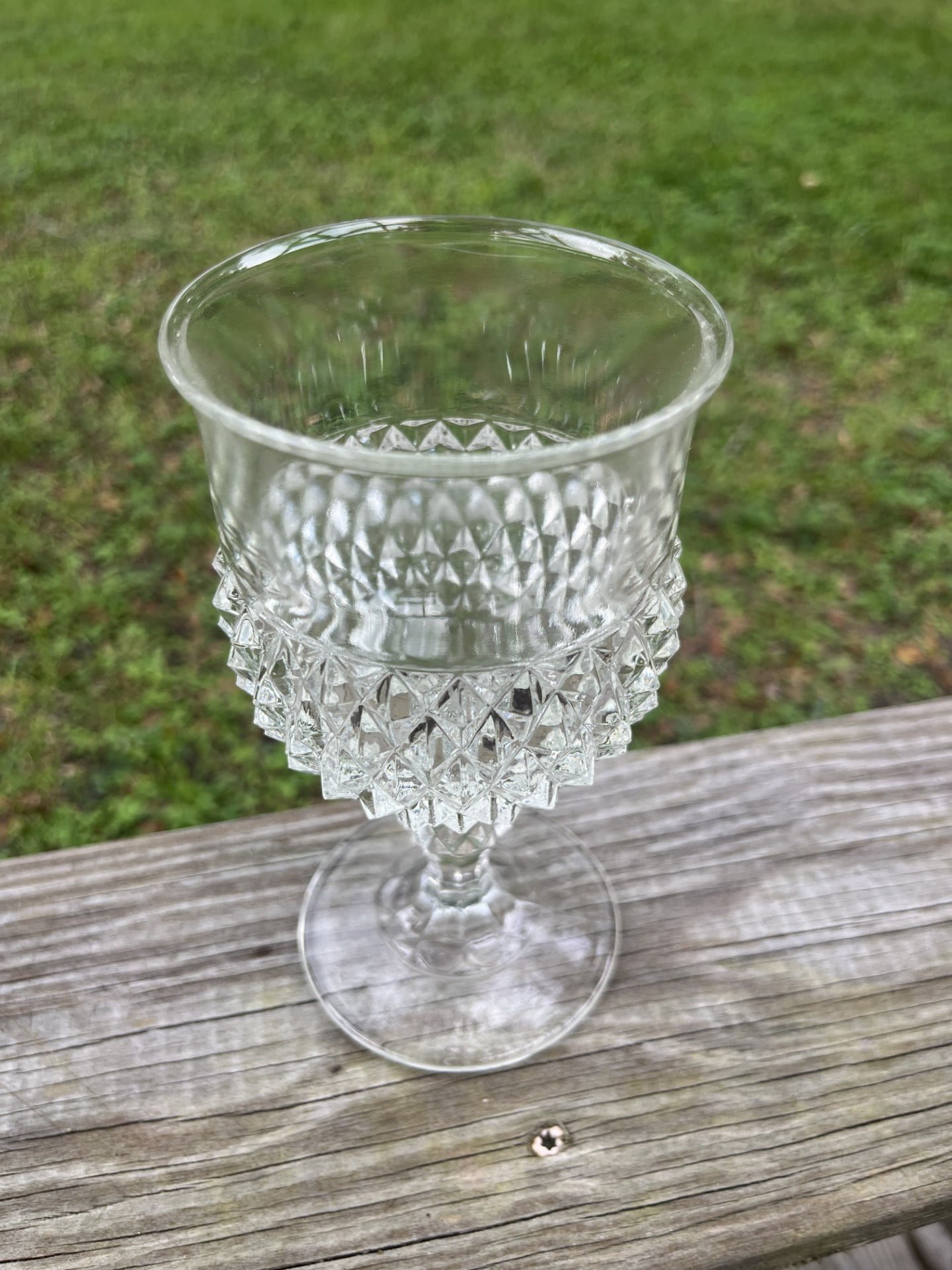 glassware rentals | The Tea Party Company transparent clear wine glass