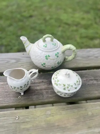 matching tea sets | The Tea Party Company Saint Patrick's Teapot Set.