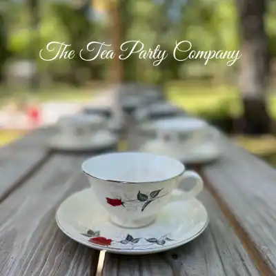 matching-tea-cups-and-saucers | The Tea Party Company match china collection teacups saucers vintage the tea party company tampa 5