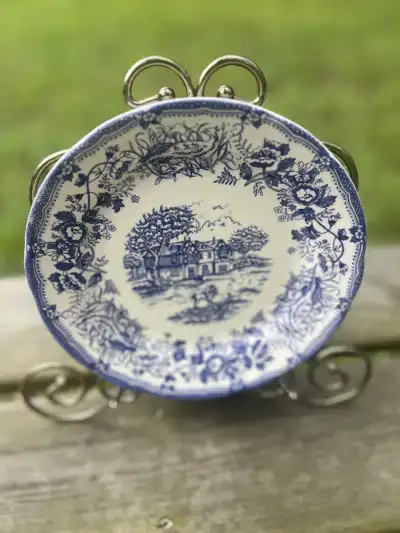 salad plates rentals | The Tea Party Company Blue Willow Salad Plate