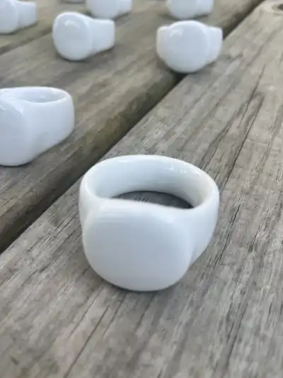tea party rentals | The Tea Party Company White Porcelain Napkin Holder.