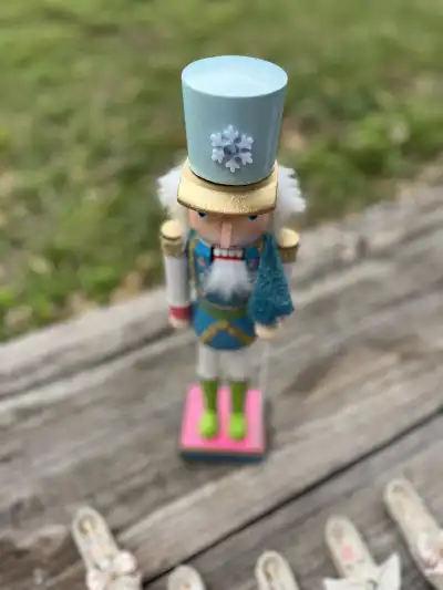 the nutcracker theme party | The Tea Party Company Blue and Pink Nutcracker Figurine.