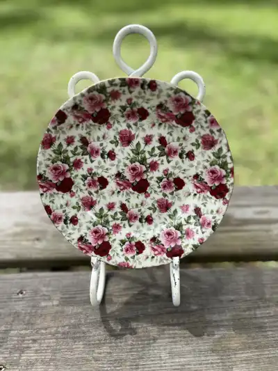 salad plates rentals | The Tea Party Company Shabby Chic Salad Plate.