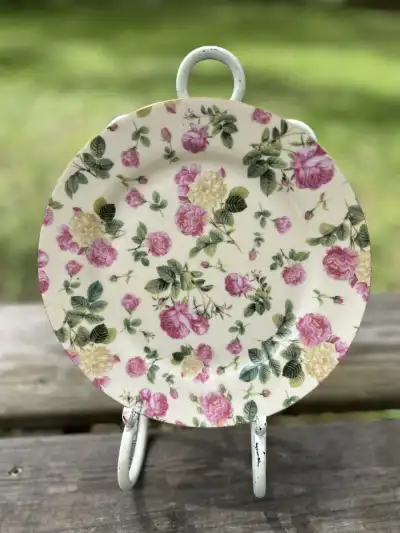salad plates rentals | The Tea Party Company Shabby Chic Salad Plate.