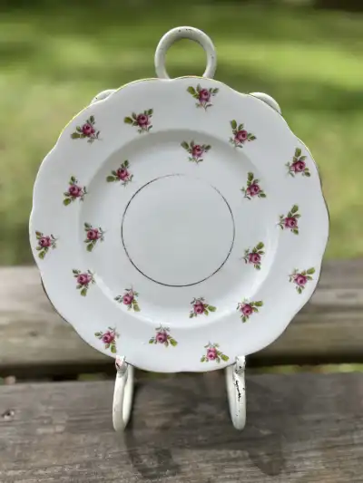 salad plates rentals | The Tea Party Company Shabby Chic Salad Plate.