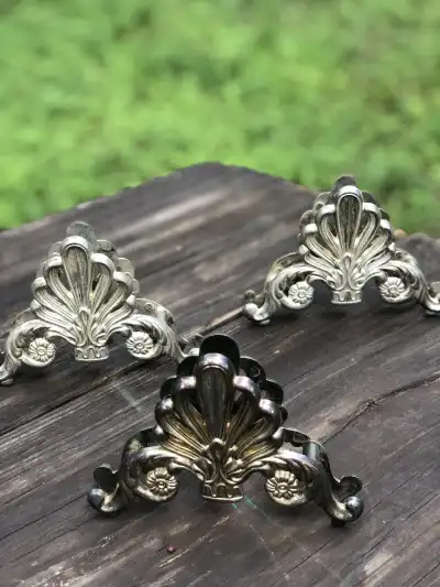 silver plated rentals | The Tea Party Company Vintage Silver-Plate Flatware Holders