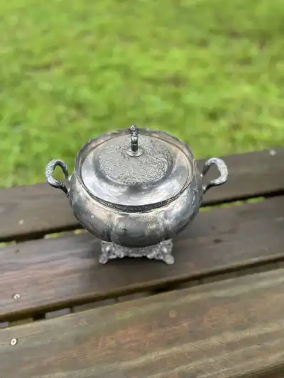 silver plated rentals | The Tea Party Company Silver Plated Soup Tureen.