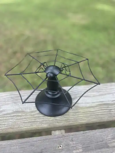 food stands rentals | The Tea Party Company web spider food stand black