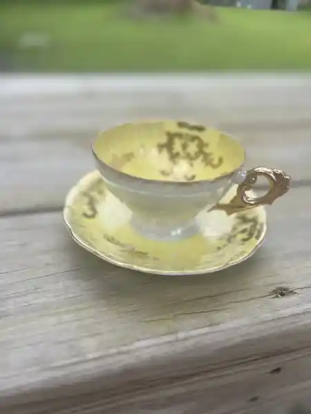 matching-tea-cups-and-saucers | The Tea Party Company pedestal teacup and saiucer